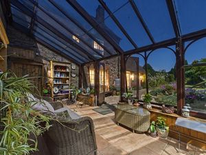 Conservatory at dusk- click for photo gallery